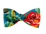 Red Rose Hawaiian Bow Tie for Men.