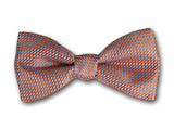 Orange Bow Tie "Aurora"- Silk Men's Accessory - Hand Made in USA