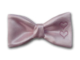 Valentine' Day Bow Tie for Men. Bow Tie with Swarovski  Hearts.