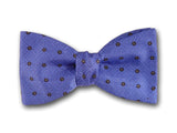 Blue Silk Bow Tie for Men.
