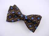 Bow Tie " Milan "- Fine Silk Men's Bow Tie - Luxury Menswear - Hand Made in USA