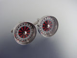 Roulette Wheel Cufflinks - Novelty Cufflinks - Original Men's Cuff Links