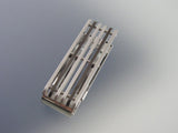 Two-Tone Stainless Steel Money Clip - Wallet Money Clip - Contemporary Men's Accessory