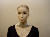 Lady Reversible Tie - Silk Skinny Scarf - Women's Neckwear - Hand Made in USA