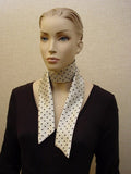 Lady Reversible Tie - Silk Skinny Scarf - Women's Neckwear - Hand Made in USA
