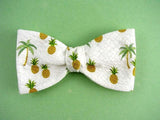 Boys Bow Tie "Palm Tree & Pineapple"- Bow Ties for Infant, Boys and Youth - Hand Made in USA