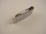 Silver Money Clip with Screw Accents - Wallet Money Clip - Stainless Steel Money Clip - Contemporary Men's Accessory