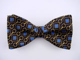 Luxury Gift for Men - Bow Tie Set and Pocket Square - Silk Men's Accessories- Hand Made in USA