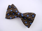 Luxury Gift for Men - Bow Tie Set and Pocket Square - Silk Men's Accessories- Hand Made in USA