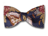 Bow Tie "Roman Garden"- Pictorial Bow Tie - Standard or Large Silk Bow Tie - Hand Made in USA