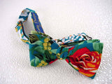 Bow Tie " Aloha "- Maui Rose Bow Tie - Tropical Flower Men's Bow Tie - Made in USA