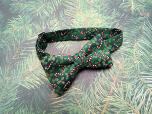 Bow Tie "Christmas " - Cotton Pre-tied Kids Bow Tie - Hand Made in USA
