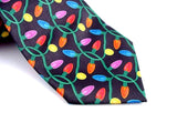 Necktie "Christmas Lights" - Holiday Men's Accessory