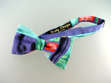 One-of-a-Kind Bow Tie - Hand Painted Silk Men's Accessory - Hand Made in USA