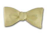 Silk Bow Tie "Diamond"- Stylish Pre-Tied and Free Style BowTie - Hand Made in USA