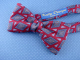 Patterned Bow Tie " Gentleman"- Stylish Men's Accessory - Made in USA