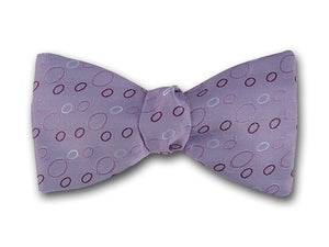 Purple men's bow tie.