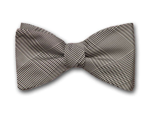 Bow Tie "Pittsburgh" - Plaid Silk Mens Accessory - Hand Crafted in USA