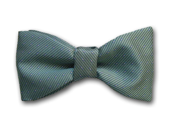 Green Silk Bow Tie for Men.