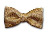 Gold Paisley Bow Tie "Impeccable" - Silk Bow Tie - Stylish Men's Accessory - Hand Made in USA