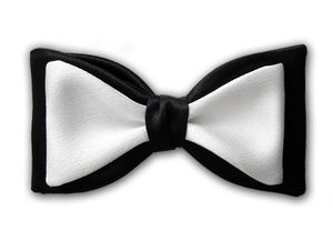 Black and White Formal Bow Ties. Tuxedo Bowties.