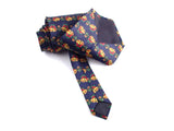 Necktie "Christmas Bells" - Holiday Necktie - Pure Silk Men's Accessory - Hand Made in USA