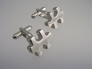 Puzzle Piece Cufflinks - Novelty Cufflinks - Original Men's Cuff Links