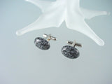 Natural Obsidian Cufflinks - Gemstone Men's Accessories - Hand made in USA
