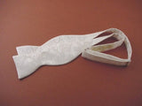 White Bow Tie "Opera" - Formal Silk Bow Tie - Pre Tied and Self Tie Bow Ties - Hand Crafted in USA