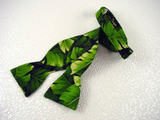 Bow Tie "Luau" - Hawaiian Banana Leaf Design - Made in USA