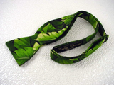 Bow Tie "Luau" - Hawaiian Banana Leaf Design - Made in USA