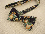 Bow Tie "Kauai" - Pineapple Bowtie - Hawaiian Accessory - Hand Made in USA