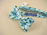 Bow Tie "Garden Island"- Flower Bowtie - Men's Tropical Accessory - Hand Made in USA