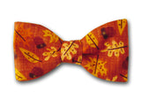 Autumn Bow Tie - Acorns and Falling Leaves